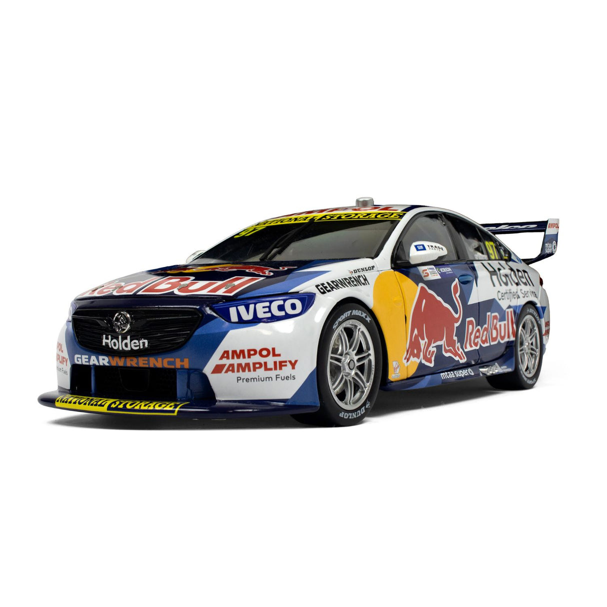 HOLDEN ZB COMMODORE - TRIPLE EIGHT RACE ENGINEERING - SHANE VAN GISBERGEN #97 - 2020 - NTI TOWNSVILLE SUPERSPRINT - RACE 23 - 200TH CHAMPIONSHIP RACE WIN - 1:18 Scale Diecast Model Car