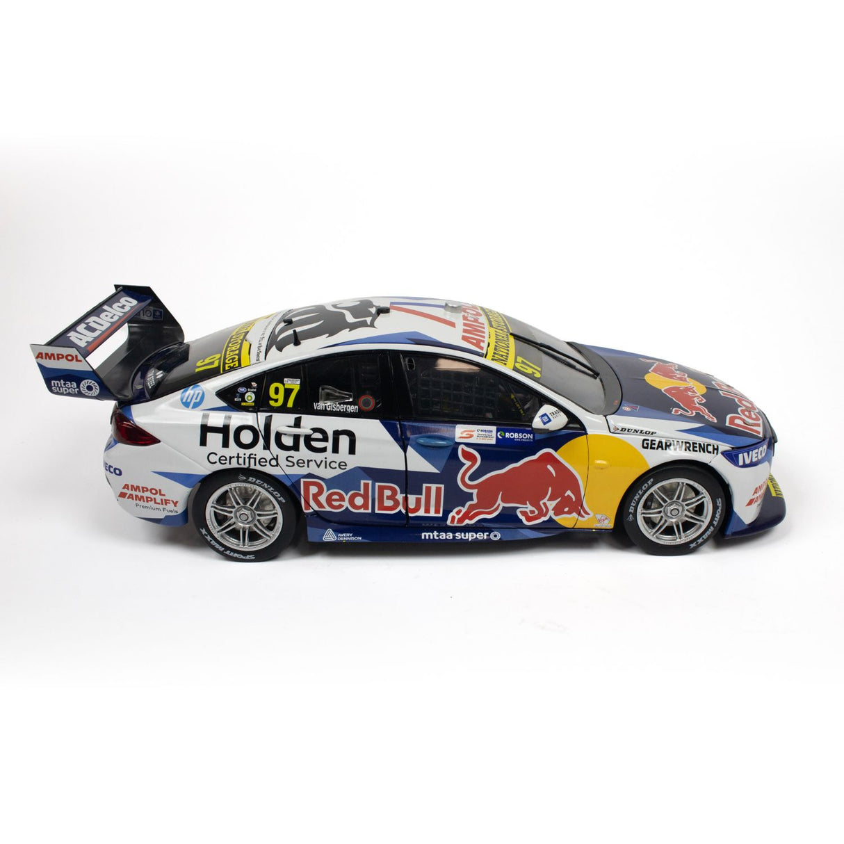 HOLDEN ZB COMMODORE - TRIPLE EIGHT RACE ENGINEERING - SHANE VAN GISBERGEN #97 - 2020 - NTI TOWNSVILLE SUPERSPRINT - RACE 23 - 200TH CHAMPIONSHIP RACE WIN - 1:18 Scale Diecast Model Car