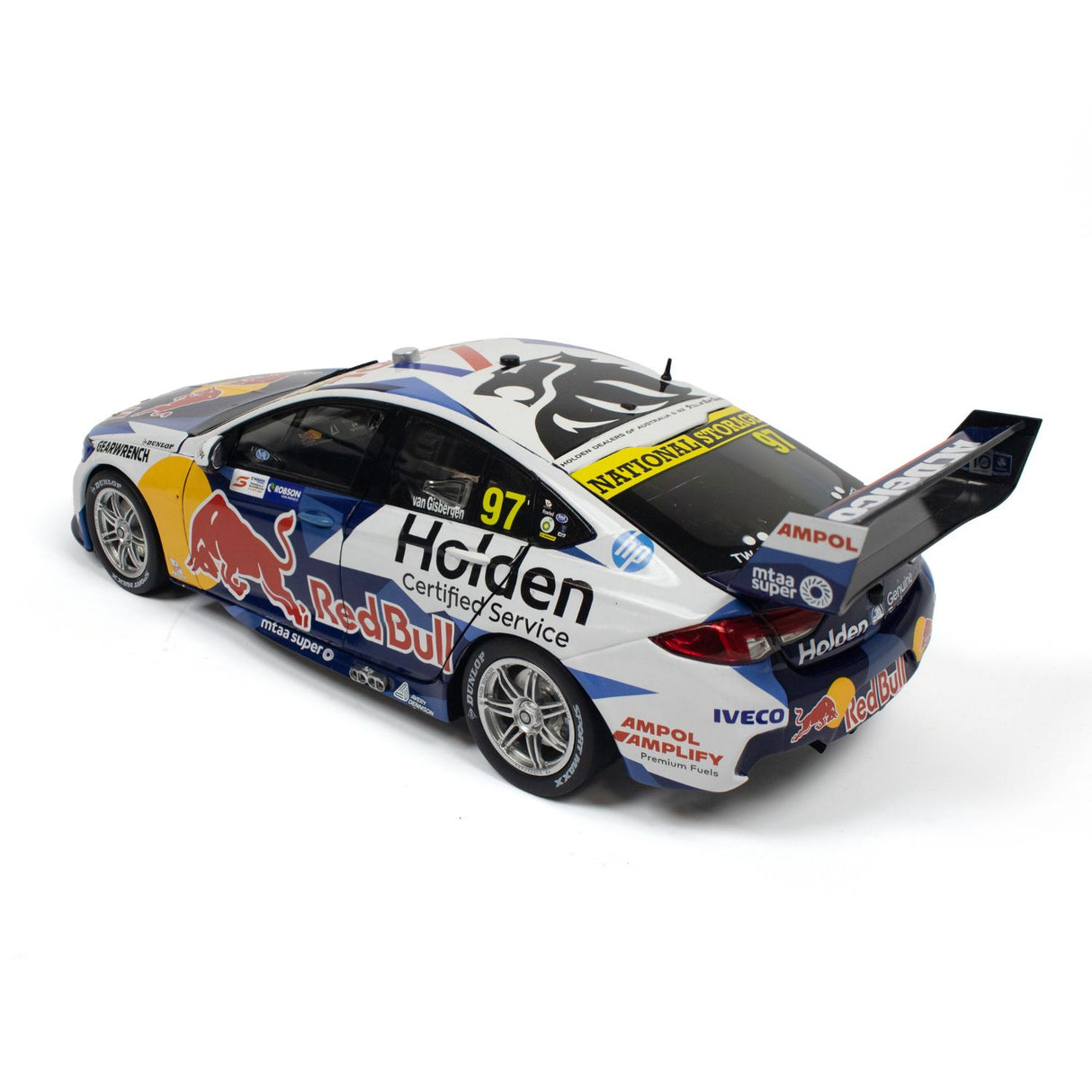 HOLDEN ZB COMMODORE - TRIPLE EIGHT RACE ENGINEERING - SHANE VAN GISBERGEN #97 - 2020 - NTI TOWNSVILLE SUPERSPRINT - RACE 23 - 200TH CHAMPIONSHIP RACE WIN - 1:18 Scale Diecast Model Car