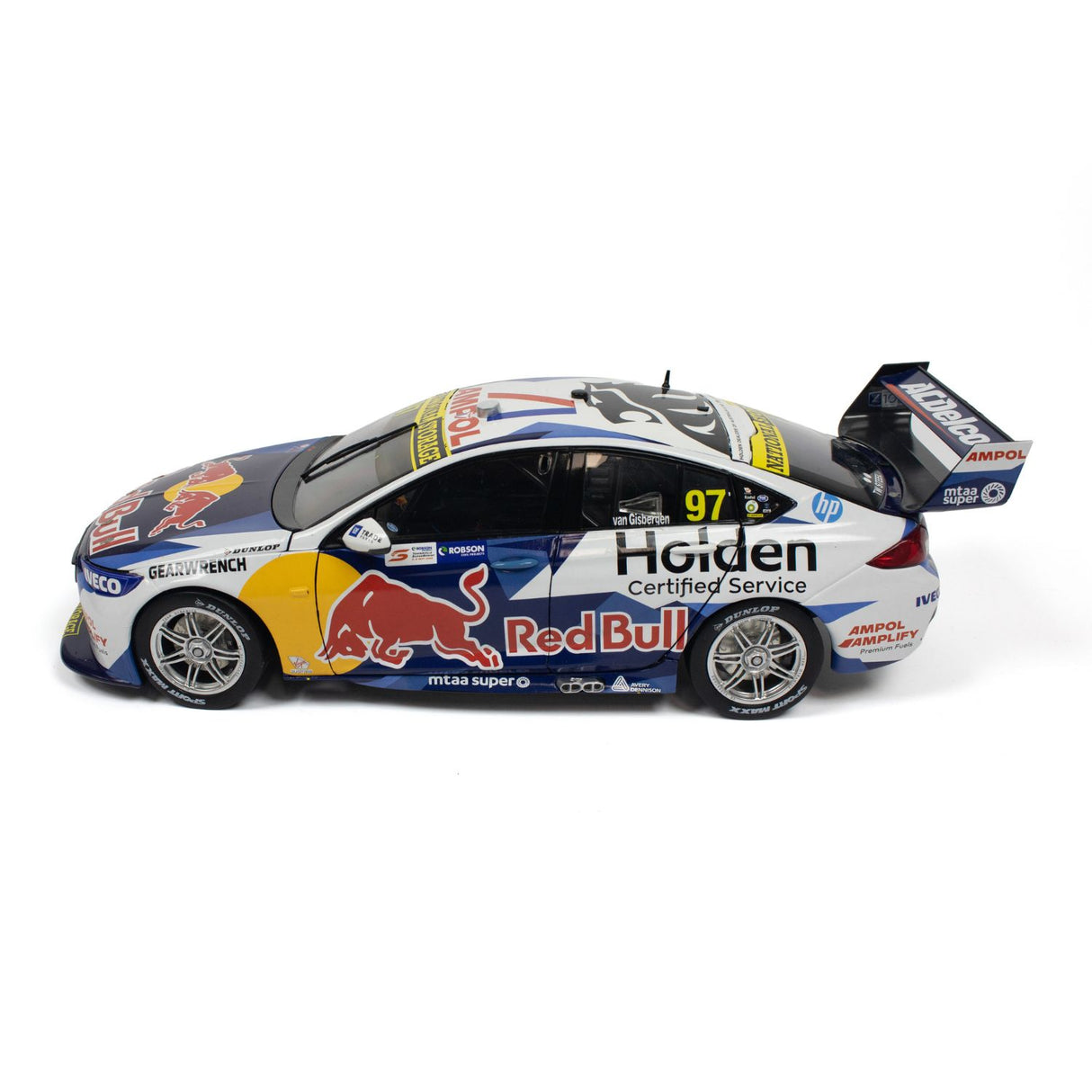 HOLDEN ZB COMMODORE - TRIPLE EIGHT RACE ENGINEERING - SHANE VAN GISBERGEN #97 - 2020 - NTI TOWNSVILLE SUPERSPRINT - RACE 23 - 200TH CHAMPIONSHIP RACE WIN - 1:18 Scale Diecast Model Car