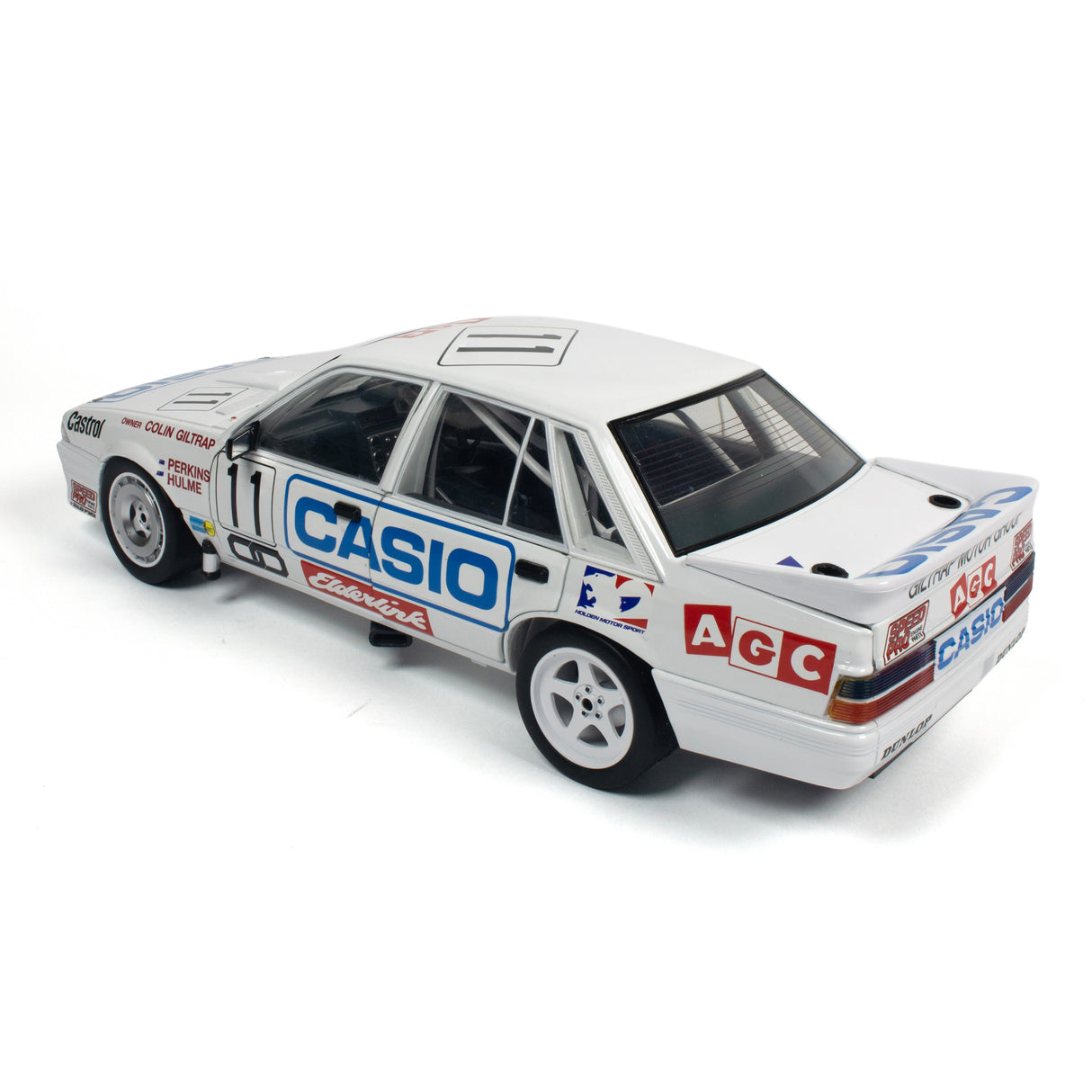HOLDEN VL COMMODORE SS GROUP A - TEAM PERKINS - LARRY PERKINS #11 - 3RD PLACE - SOUTH PACIFIC TOURING CAR CHAMPIONSHIP - 1987 - 1:18 Scale Diecast Model Car