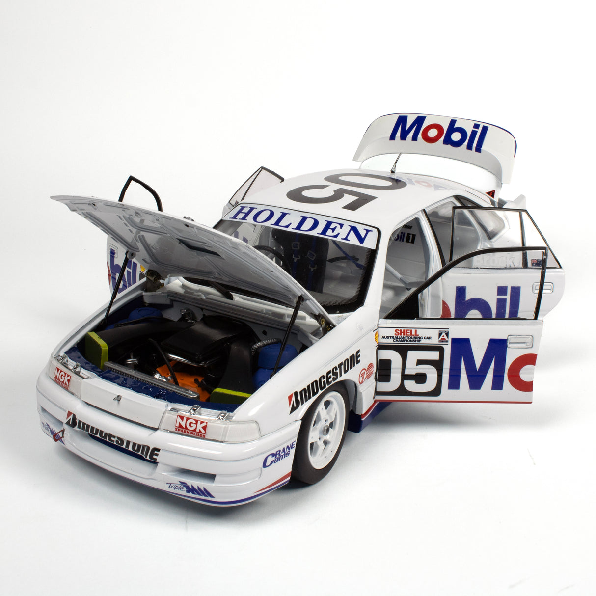 HOLDEN VN SS Group A - HDT MOBIL1 RACING - PETER BROCK #05 - 3RD PLACE - ATCC AMAROO PARK - 1992 - 1:18 Scale Diecast Model Car