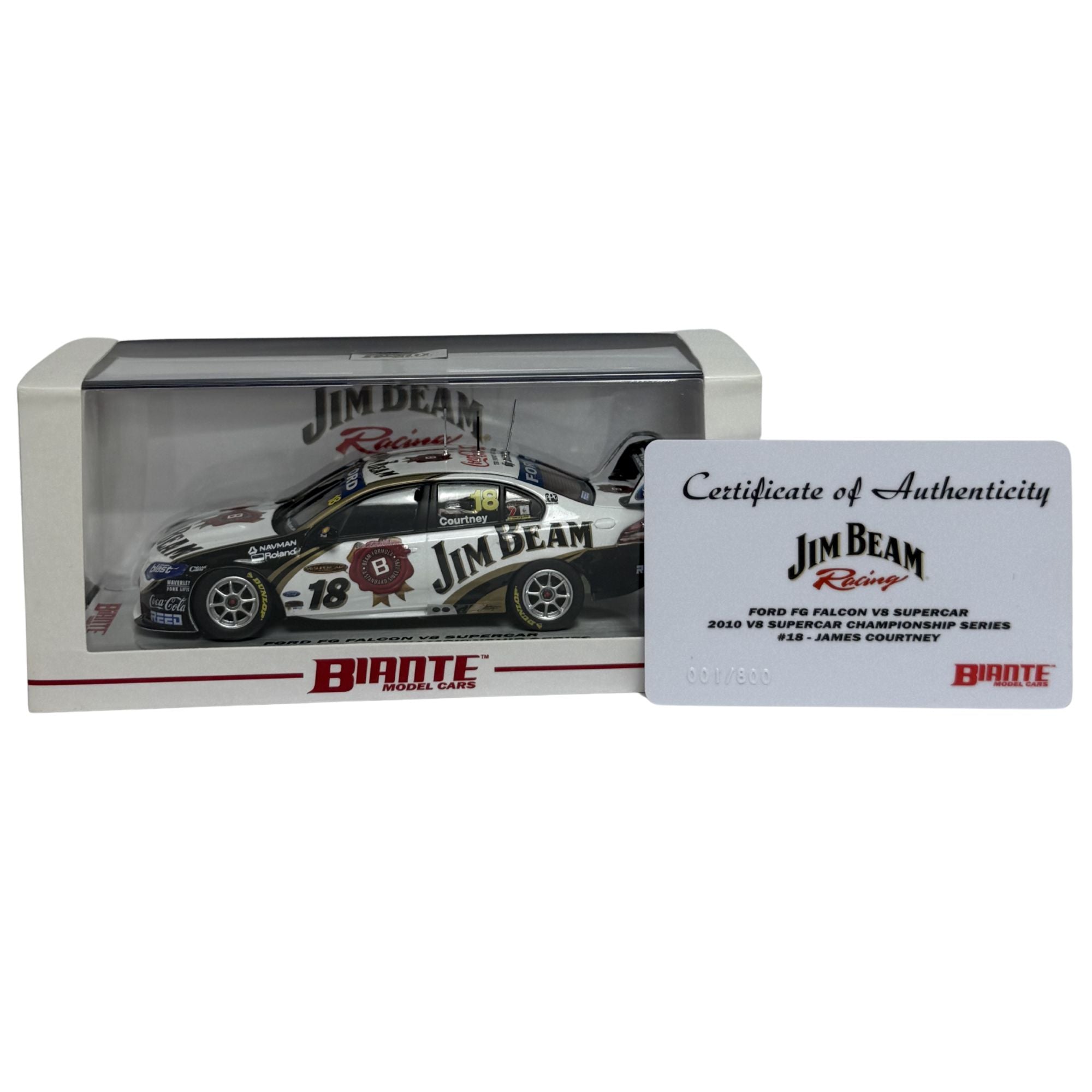 1/18 ミニカー　Jim Beam Racing Michael Andretti signed 2008 #39 Jim Beam IndyCar 1/18 Greenlight