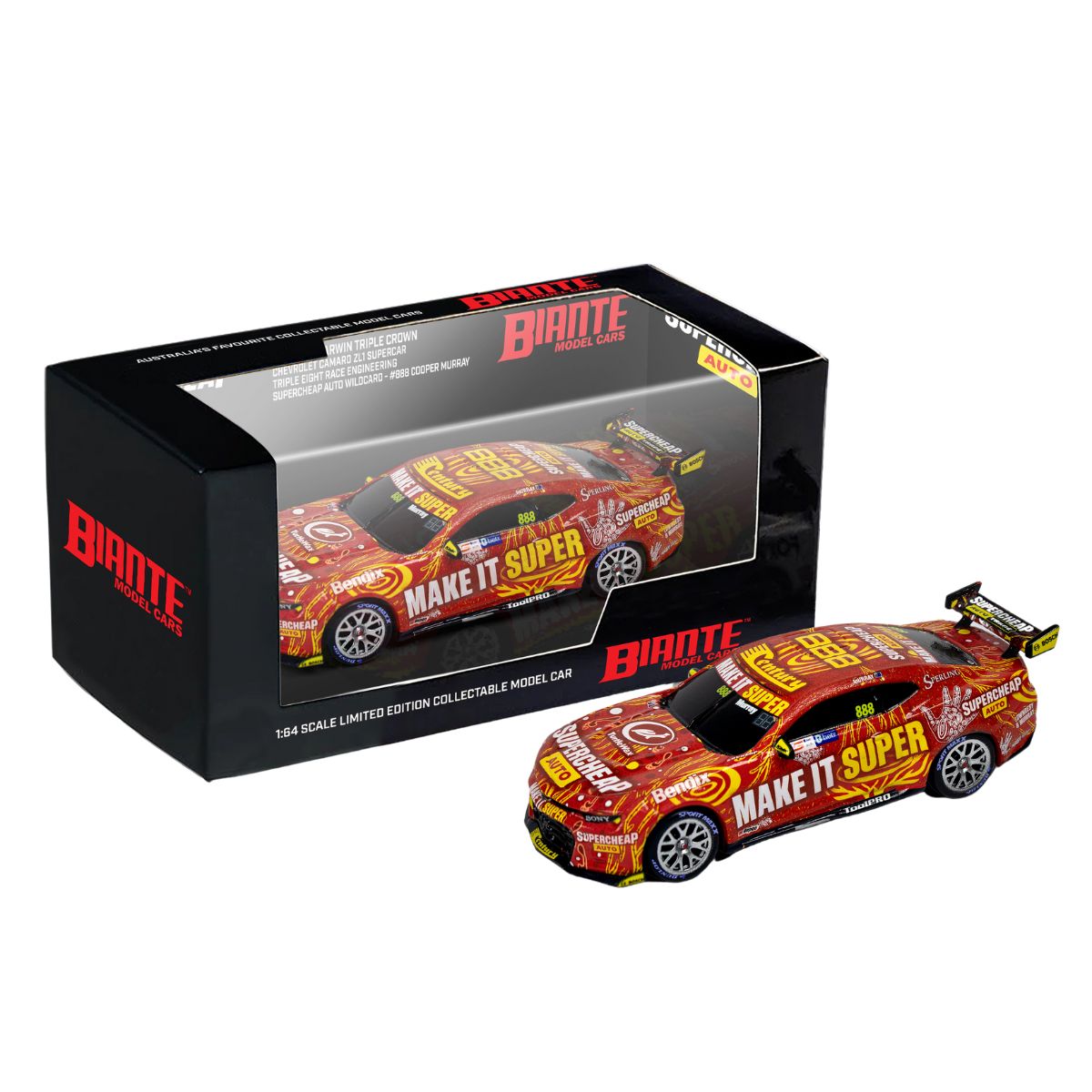 CHEVROLET CAMARO - SUPERCHEAP AUTO RACING - MURRAY #888 - 2024 DARWIN TRIPLE CROWN WILDCARD - 1:64 Scale Diecast Model Car