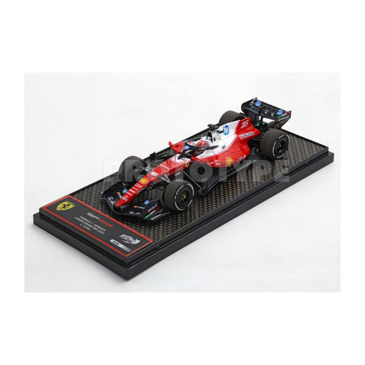 FERRARI SF-26 - CHARLES LECLERC - CHINA GP 2026 W/DRIVER FIGURINE - 1:43 Scale Diecast Model Car