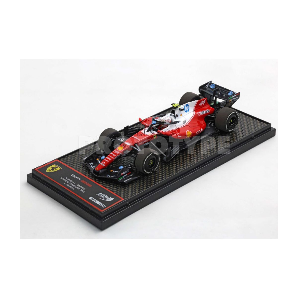 FERRARI SF-26 - LEWIS HAMILTON - JAPAN GP 2026 W/DRIVER FIGURINE - 1:43 Scale Diecast Model Car