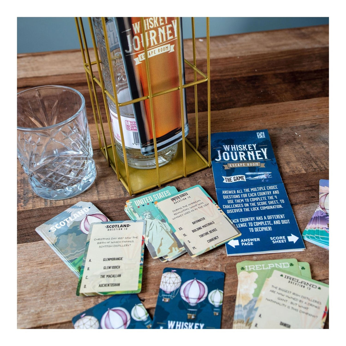 Whiskey Journey Escape Room Game