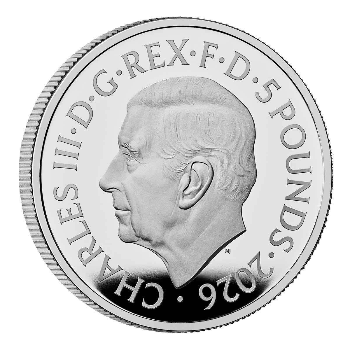 Great Britain Portraits of Queen Elizabeth II 2026 £5 Ian Rank-Broadley 1oz Silver Proof Coin