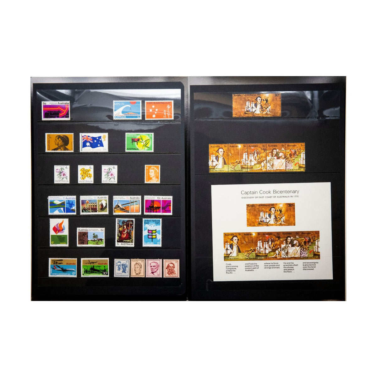 Australia 1970 Year Stamp Collection