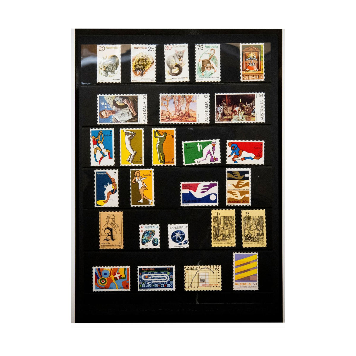 Australia 1974 Year Stamp Collection