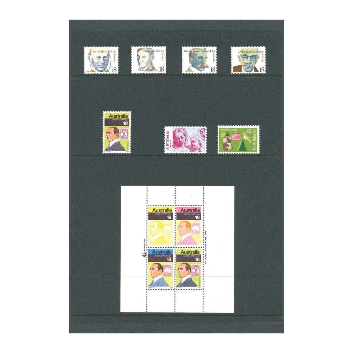 Australia 1976 Year Stamp Set