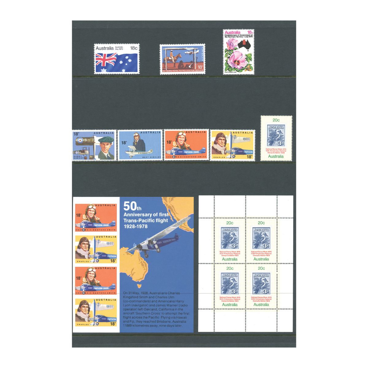 Australia 1978 Year Stamp Set
