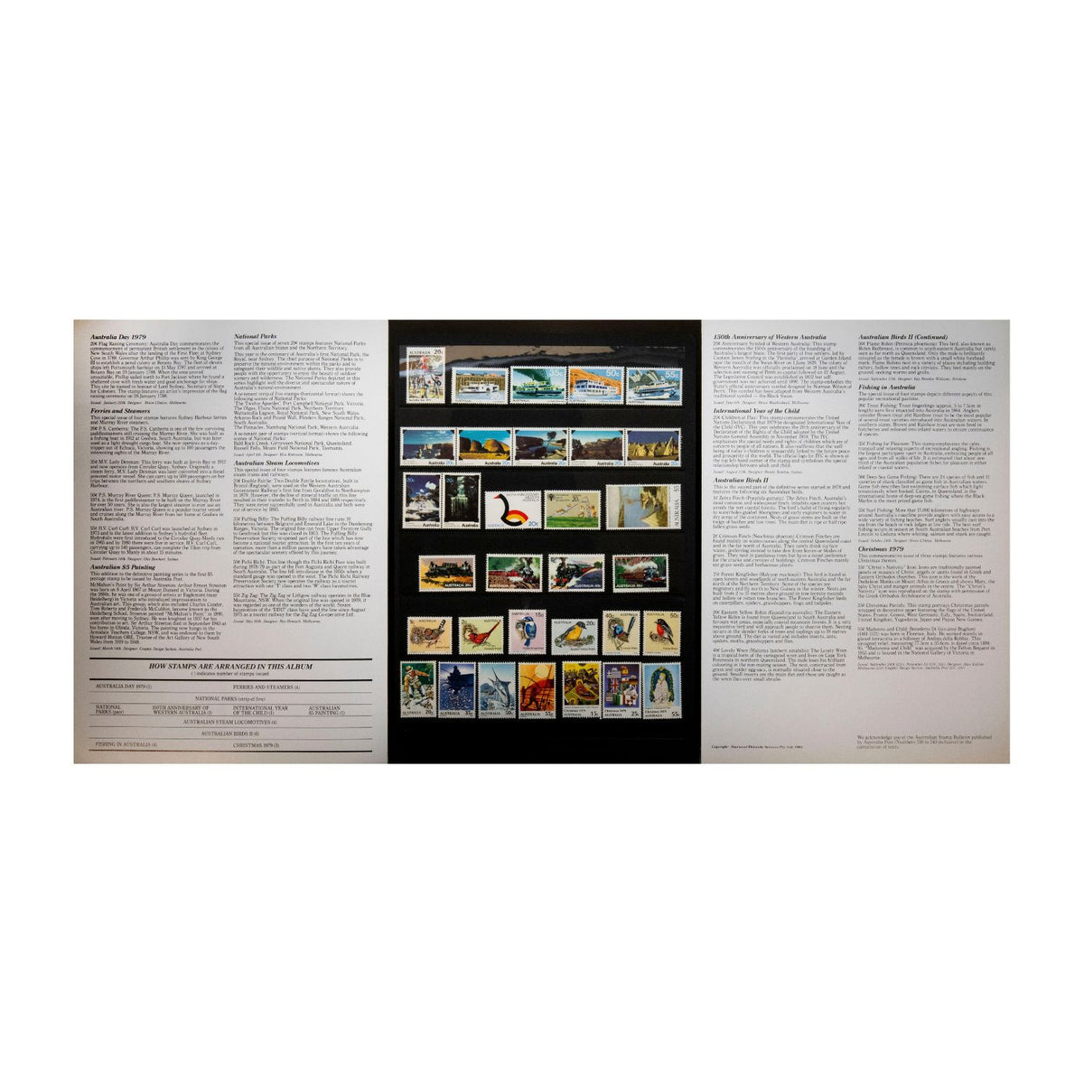 Australia 1979 Year Stamp Collection