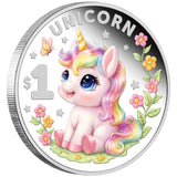 Baby Mythical Creatures 2026 $1 Baby Unicorn 1/2oz Silver Proof Coin