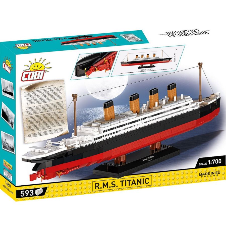 Model Brick Set R.M.S. Titanic 1:700 Scale (593 Pieces)