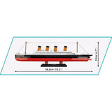 Model Brick Set R.M.S. Titanic 1:700 Scale (593 Pieces)