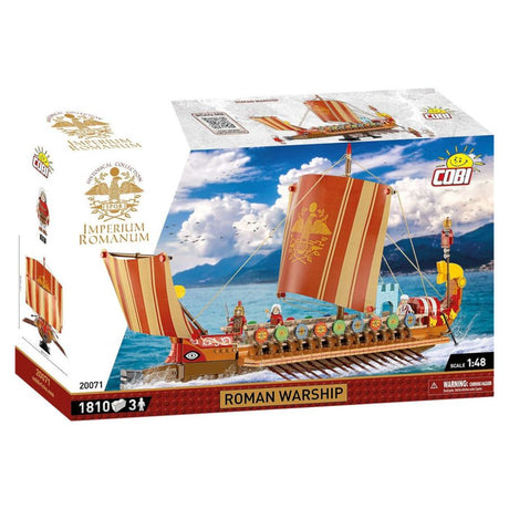Model Brick Set Imperium Romanum Roman Warship (1810 Pieces)