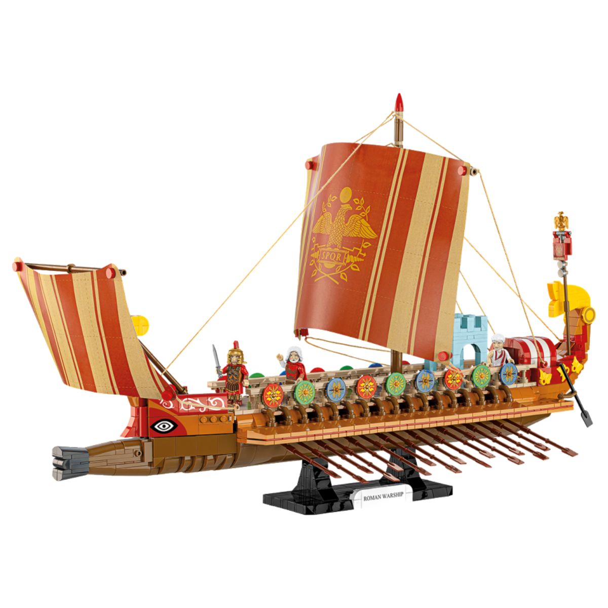 Model Brick Set Imperium Romanum Roman Warship (1810 Pieces)