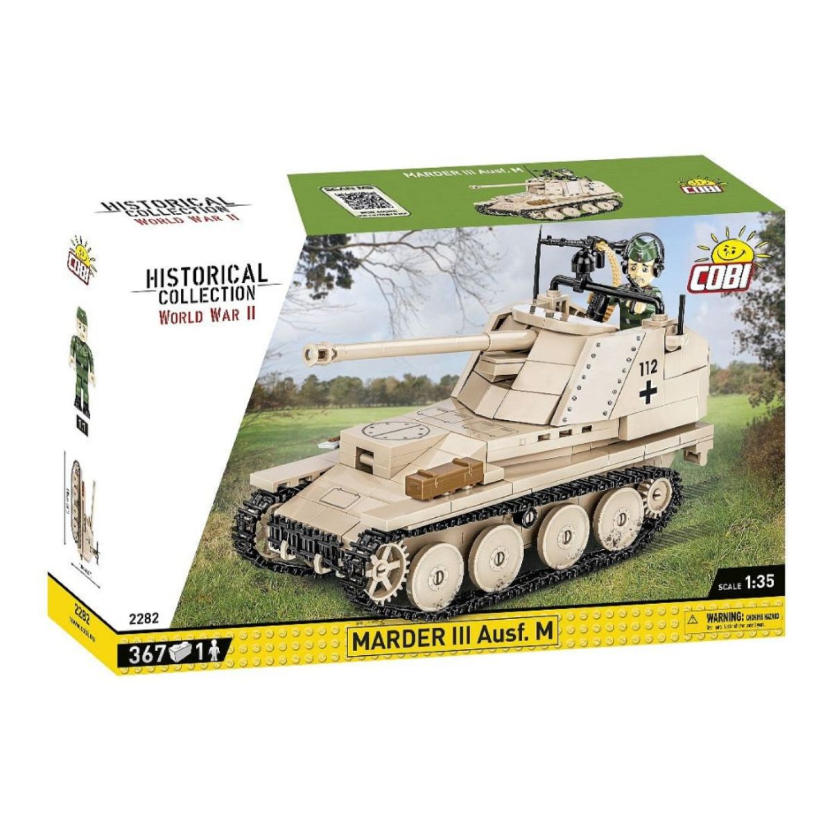 Model Brick Set World War 2 Sd.Kfz. 138 Marder III Ausf.M (363 Pieces)
