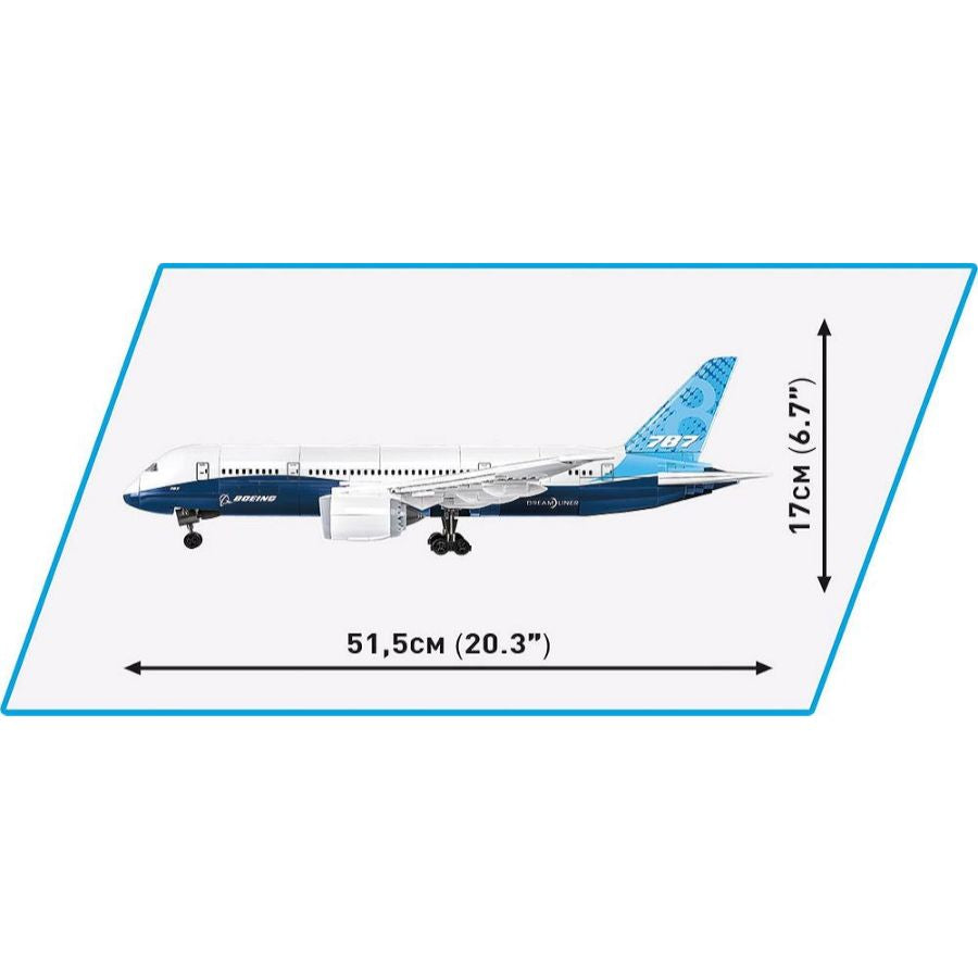 Model Brick Set Boeing 787-8 Dreamliner (830 Pieces)