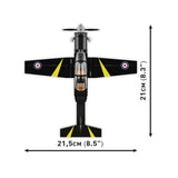 Model Brick Set Action Town Beechcraft T-6 Texan II (197 Pieces)