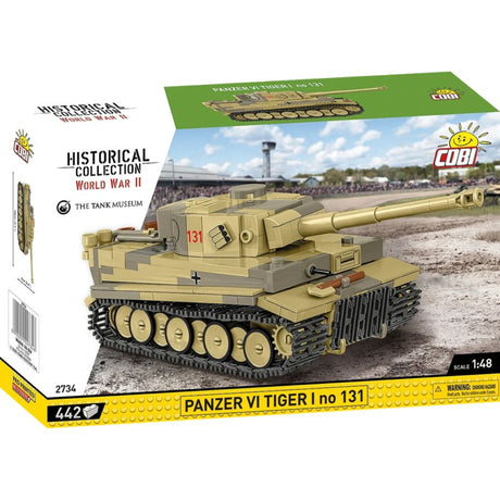 Model Brick Set World War 2 Panzer VI Tiger I No.131 (442 Pieces)