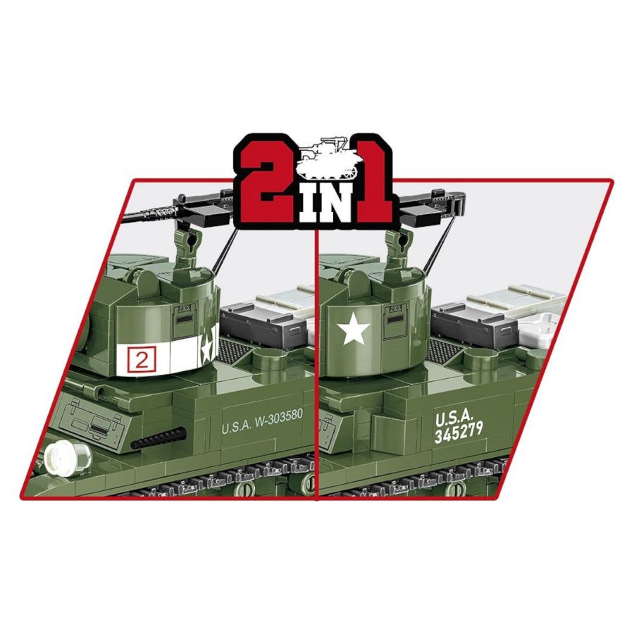 Model Brick Set World War 2 M3 Stuart (511 Pieces)