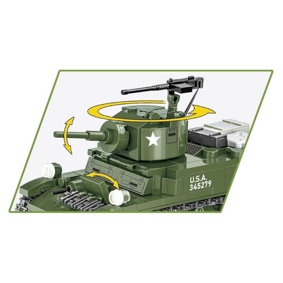 Model Brick Set World War 2 M3 Stuart (511 Pieces)