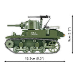 Model Brick Set World War 2 M3 Stuart (511 Pieces)