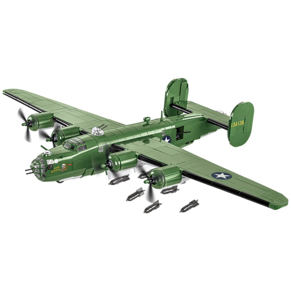 Model Brick Set World War 2 Consolidated B-24D Liberator (1413 Pieces)