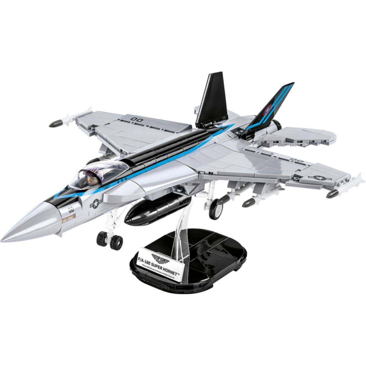 Model Brick Set Top Gun F/A-18E Super Hornet (560 Pieces)