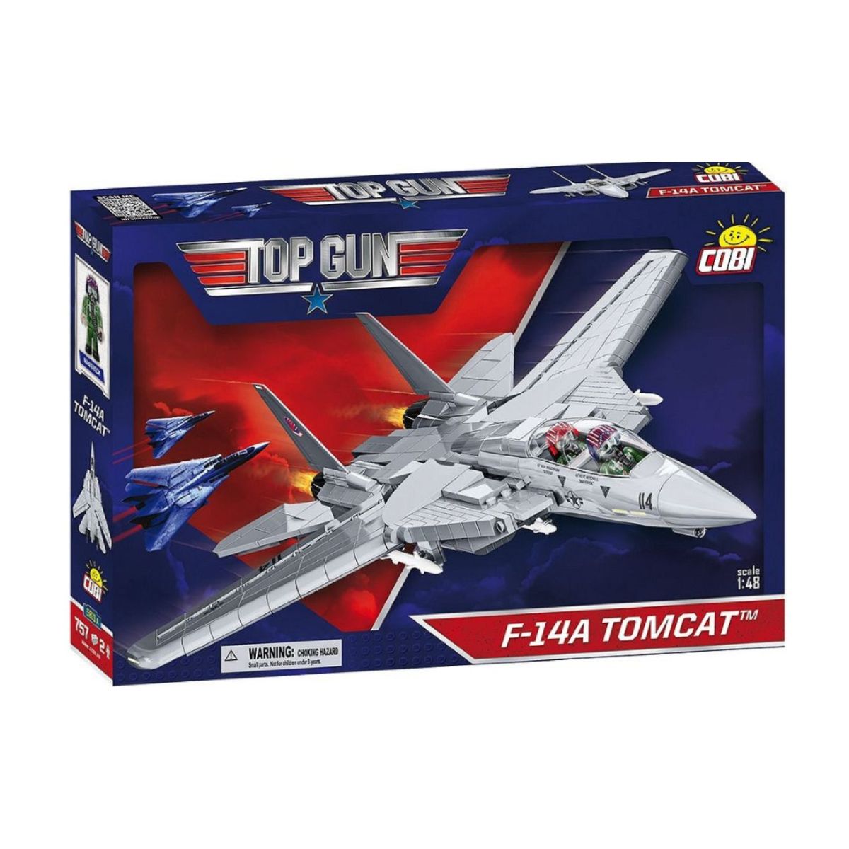 Model Brick Set Top Gun F14 Tomcat (759 Pieces)