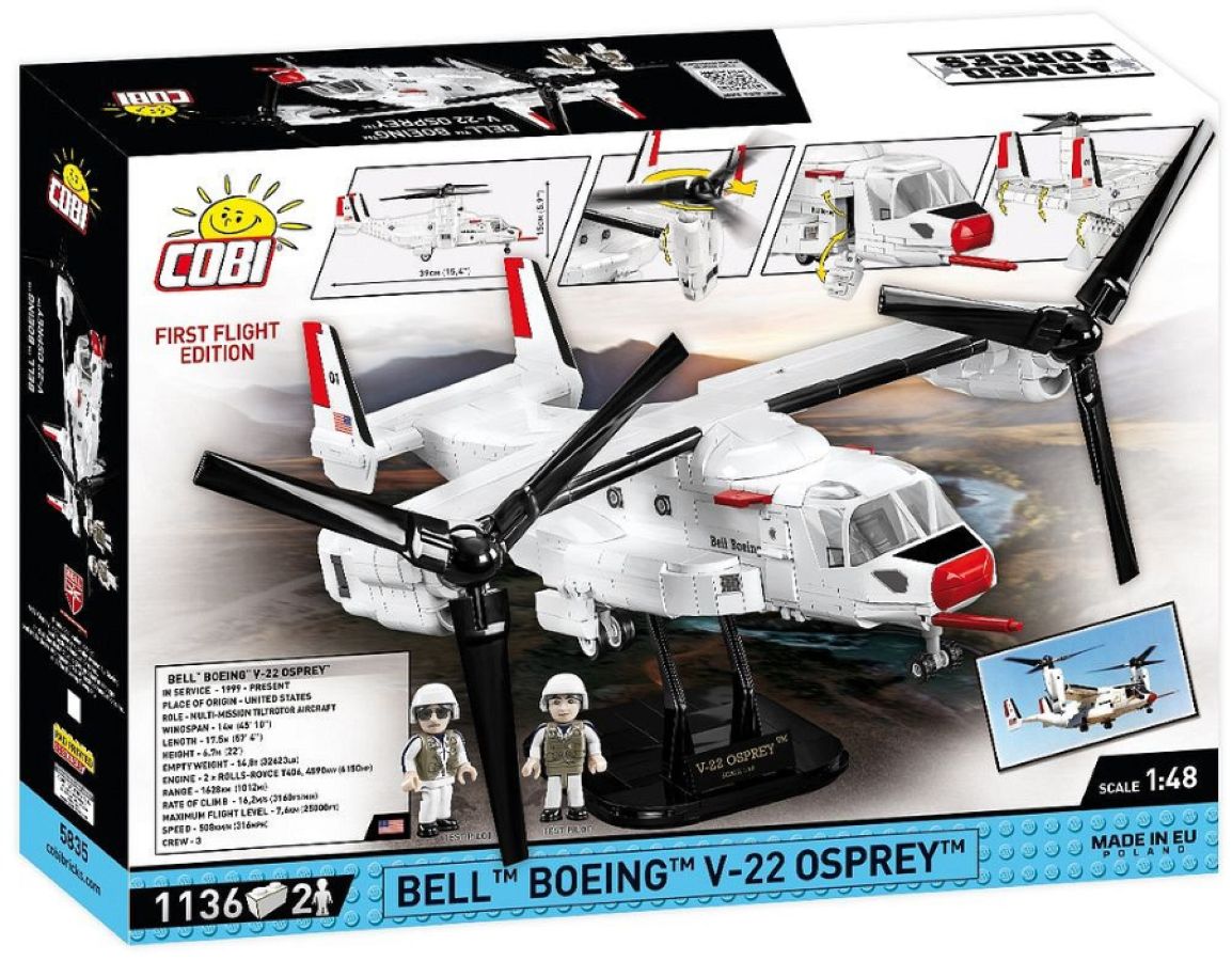 Model Brick Set Armed Forces Bell-Boeing V-22 Osprey (1151 Pieces)