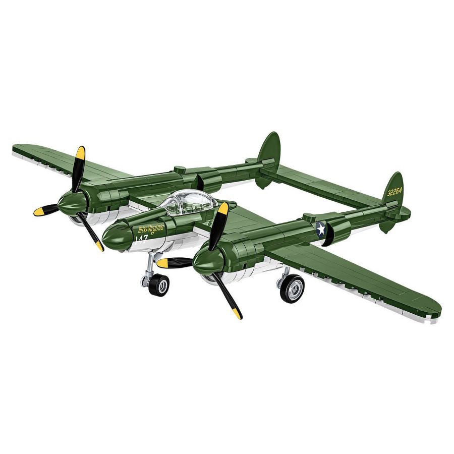 Model Brick Set World War 2 Lockheed P-38 Lightning (335 Pieces)