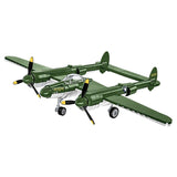 Model Brick Set World War 2 Lockheed P-38 Lightning (335 Pieces)