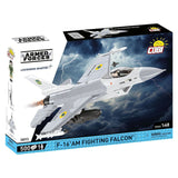 Model Brick Set Armed Forces F-16AM Fighting Falcon (500 Pieces)
