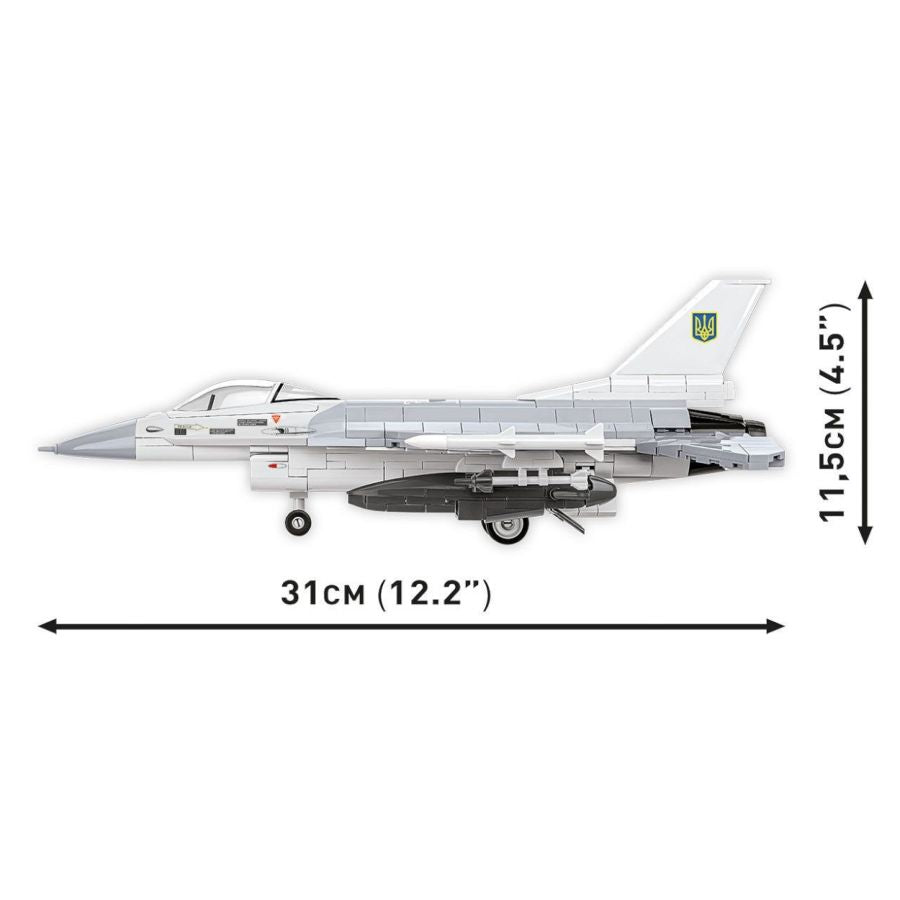 Model Brick Set Armed Forces F-16AM Fighting Falcon (500 Pieces)