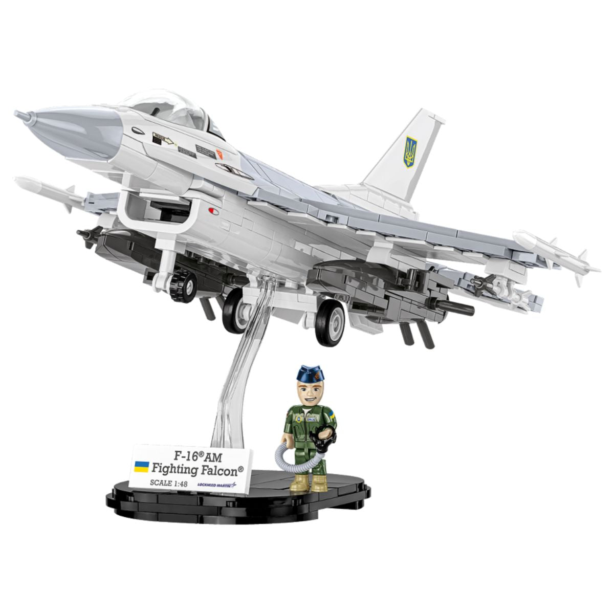 Model Brick Set Armed Forces F-16AM Fighting Falcon (500 Pieces)
