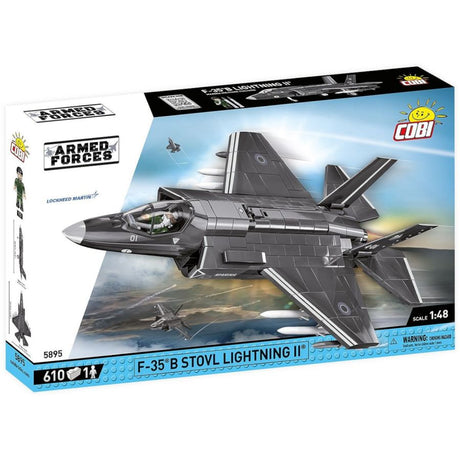 Model Brick Set Armed Forces F-35B STOVL Lighting II (610 Pieces)
