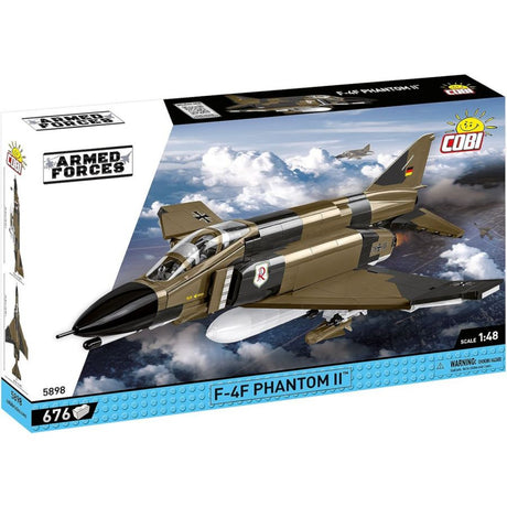 Model Brick Set Armed Forces F-4F Phantom II Luft. (666 Pieces)