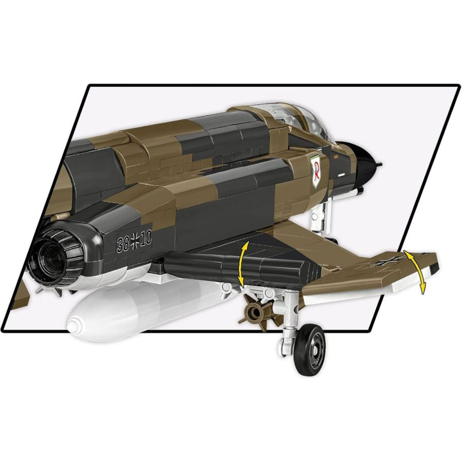 Model Brick Set Armed Forces F-4F Phantom II Luft. (666 Pieces)