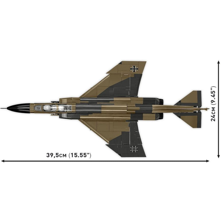 Model Brick Set Armed Forces F-4F Phantom II Luft. (666 Pieces)
