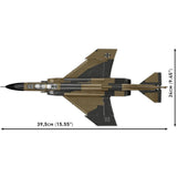 Model Brick Set Armed Forces F-4F Phantom II Luft. (666 Pieces)
