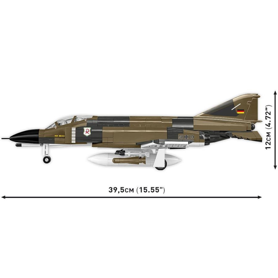 Model Brick Set Armed Forces F-4F Phantom II Luft. (666 Pieces)
