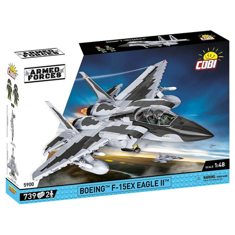 Model Brick Set Armed Forces Boeing F-15X Eagle II (739 Pieces)