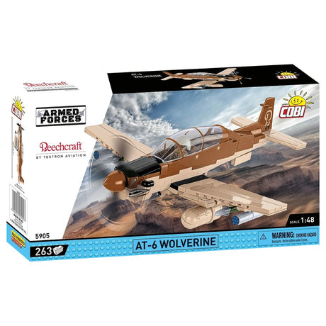 Model Brick Set Armed Forces AT-6 Wolverine (263 Pieces)