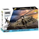Model Brick Set Armed Forces Sikorsky UH-60 Black Hawk (928 Pieces)