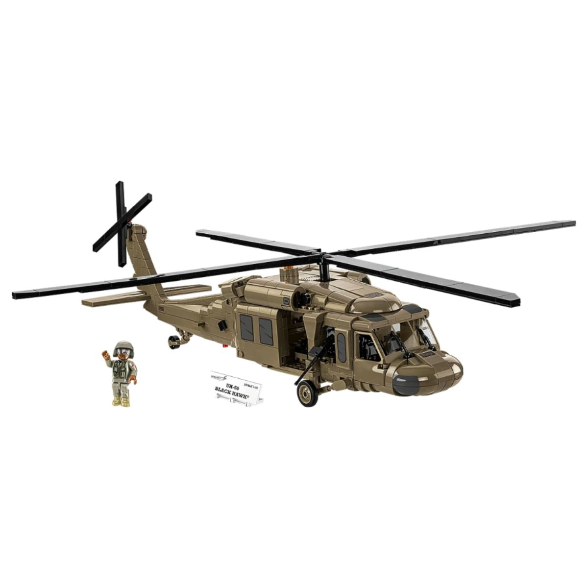 Model Brick Set Armed Forces Sikorsky UH-60 Black Hawk (928 Pieces)