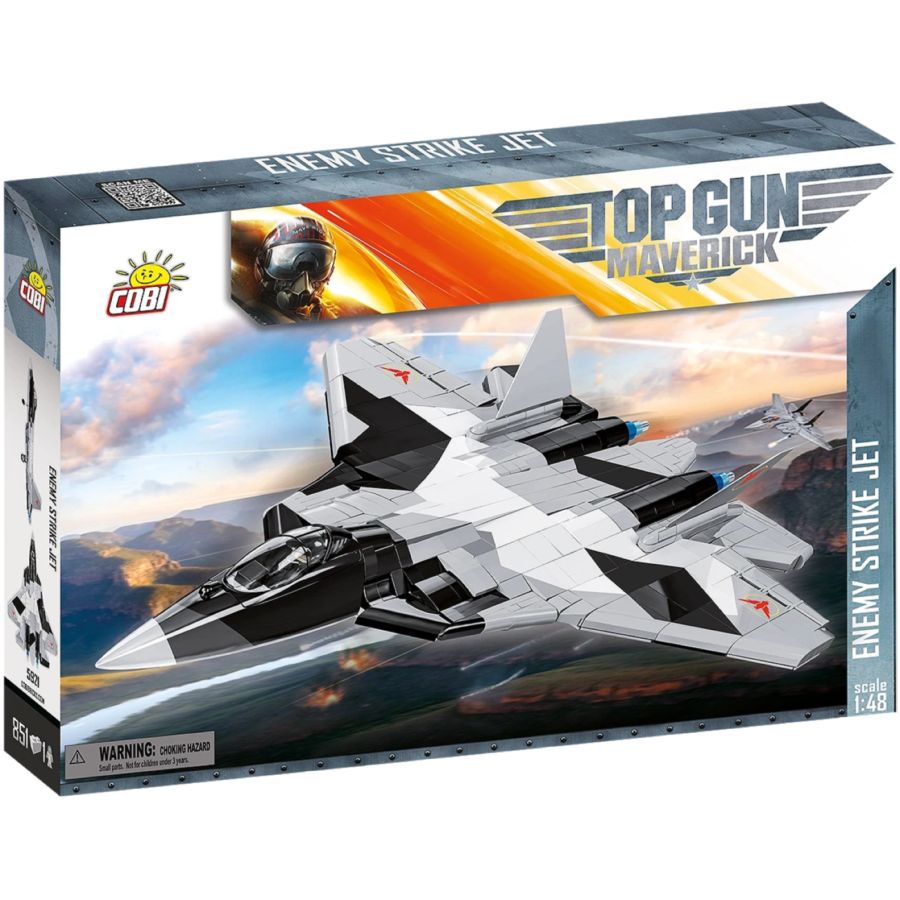 Model Brick Set Top Gun: Maverick Enemy Strike Jet (851 Pieces)