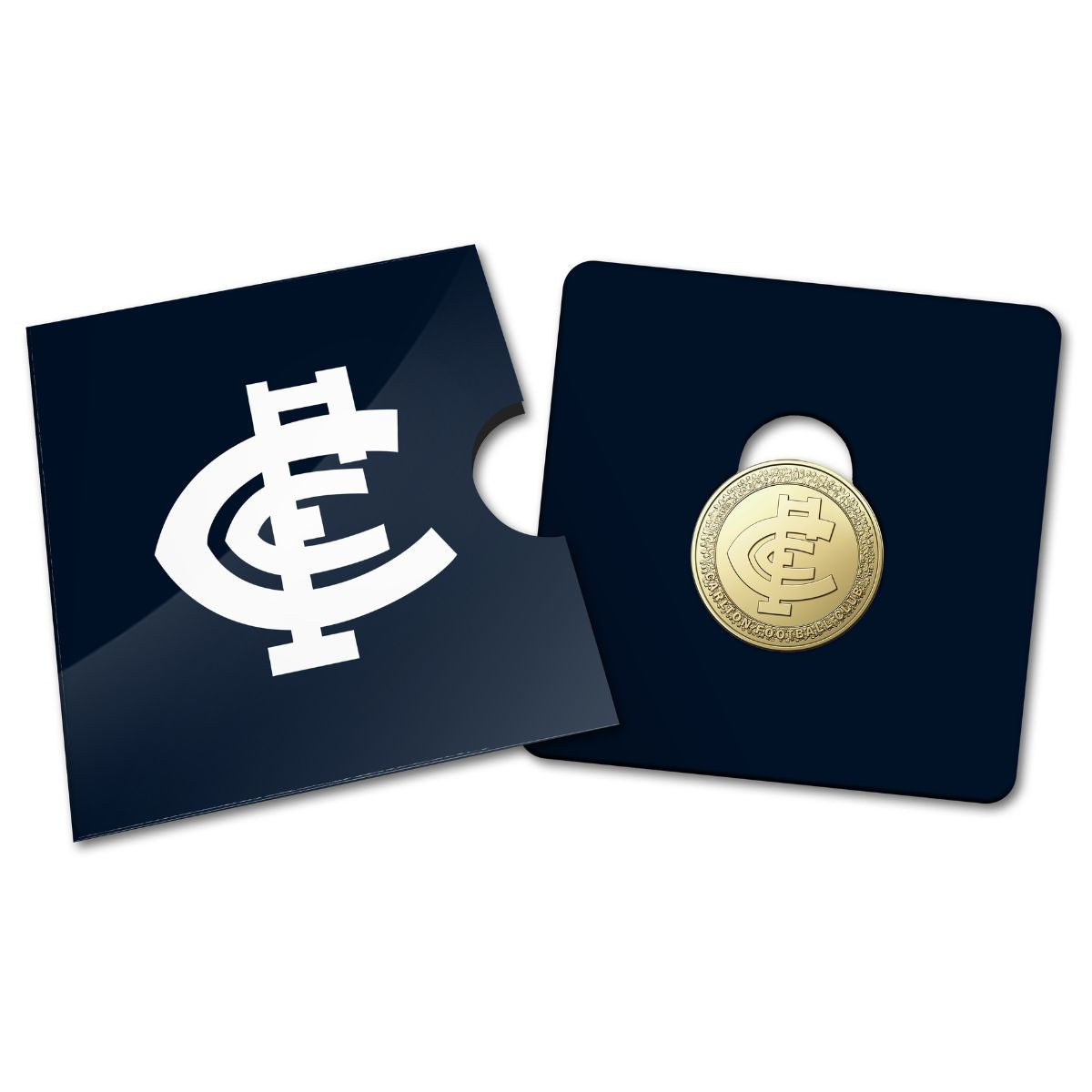 AFL Carlton Blues 2023 $1 Aluminium-Bronze Uncirculated Coin x10